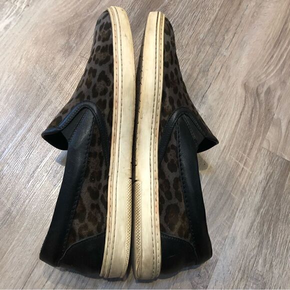 JIMMY CHOO Loafer Sneakers Size 44 Animal Cheetah Leopard Print - Picture 9 of 10